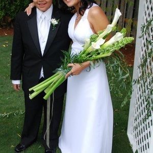 Forever yours white wedding dress